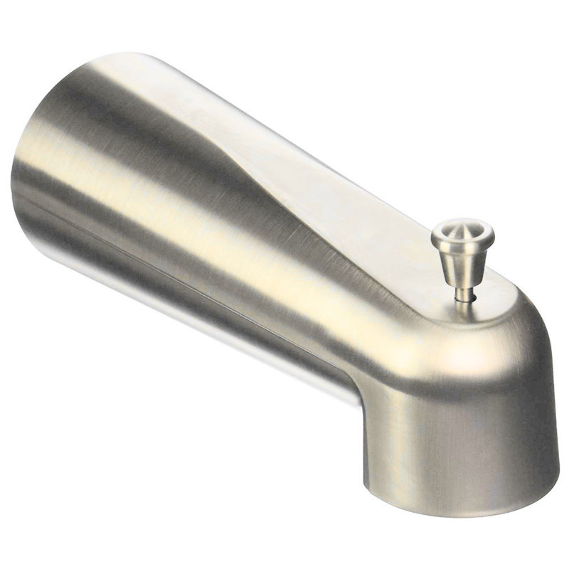 3853BN Moen® Wall Mounted Tub Spout with Diverter | Wayfair
